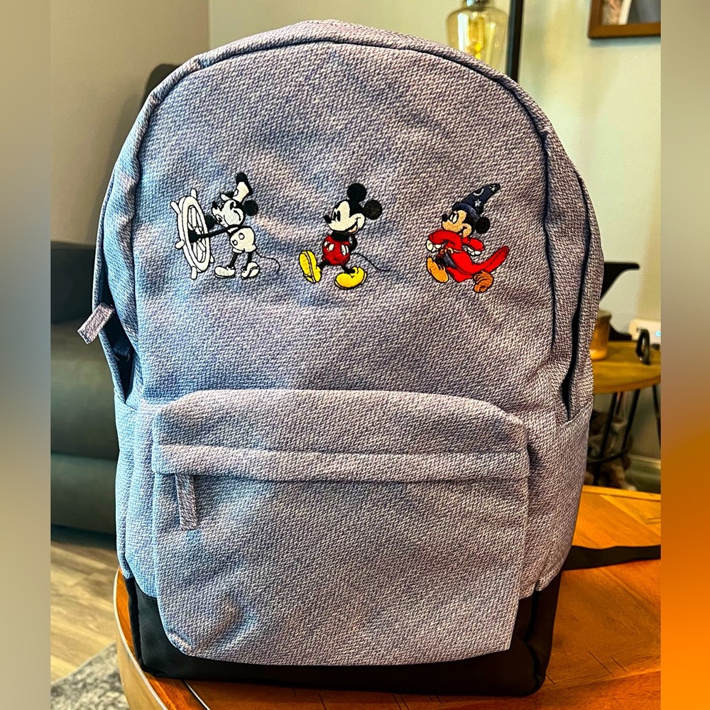 DISNEY Classic Mickey Mouse School Backpack NWT